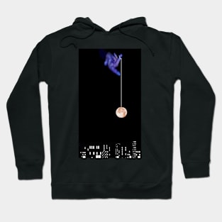 "Moon YoYo" digital art product Hoodie